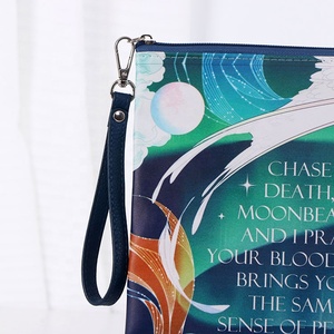Sac de transport pour Bible personnalisé résistant à l'eau avec sangle de poignet détachable, étui à fermeture éclair en similicuir pour femmes - Product Image 3