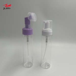 Foam <strong>Facewash</strong> Cleanser Bottle 150ml 250ml Foaming Pump Bottle Silicone <strong>Brush</strong> Pink purple Mousse Facial Cleansing Beauty Package - Product Image 5