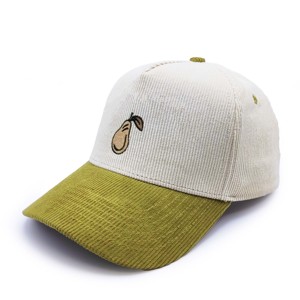 Gorra de béisbol de pana personalizada de 5 paneles con visera en A, bicolor, con cierre snapback y logotipo bordado - Product Image 5