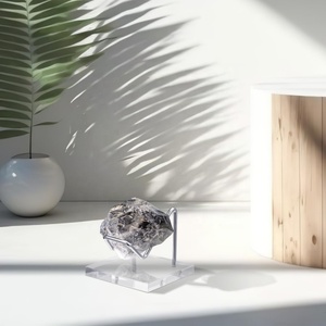 4 Soportes Metálicos <span class=keywords><strong>para</strong></span> Exhibición <span class=keywords><strong>de</strong></span> Cristales, Estante <span class=keywords><strong>para</strong></span> Exhibición <span class=keywords><strong>de</strong></span> Rocas con Brazos Metálicos, Base <span class=keywords><strong>de</strong></span> Acrílico <span class=keywords><strong>para</strong></span> Minerales y Piedras Preciosas - Product Image 5
