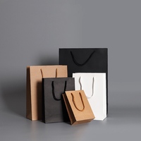 Soldes Sortie d'Usine Sacs Cadeaux et Achats Écologiques en Papier Blanc Noir Kraft pour Perruques Cosmétiques Vêtements Chaussures avec Logo