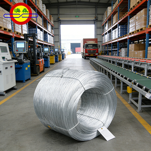 <span class=keywords><strong>Alambre</strong></span> de Acero Electrogalvanizado Aosen de 0.2-4.0 mm (Calibre 16) para Gallineros y Jaulas de Conejos - Alta Resistencia a la Tensión y a la Flexión, Estándar ASTM - Product Image 1