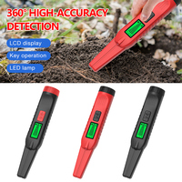 Détecteur de métaux adulte professionnel haute sensibilité étanche écran LCD portable usine détecteur d'or en gros en plastique
