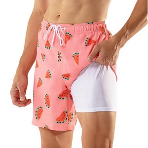 Sous-vêtements sexy de haute qualité pour hommes, caleçons triangulaires, logo personnalisé, spandex/nylon, maillots de bain, cordon de serrage, séchage rapide, shorts de surf - Product Image 2