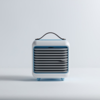 Nouveau ventilateur USB sans pales 2025 avec lumière UV, moteur DC, contrôle tactile, minuterie, mini, design élégant, électrique, faible bruit, 3 vitesses, portable