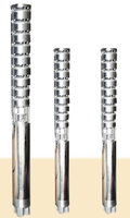Pompe submersible pour puits profond en acier inoxydable AC 4SP, sortie d'usine