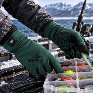 Professional OEM <b>Sailing</b> Fishing <b>Gloves</b> | High Grip Short Long Finger Thermal Windproof Marine <b>Gloves</b> | UV50+ Quick Polyester - Product Image 5