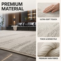 Tapis tie-dye doux et moelleux pour chambre à coucher, salon, chambre d'enfant, tapis antidérapant en peluche, décoration esthétique pour la maison