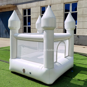 PVC silencioso Mini Tumble Casa de rebote trampolín niño Mini hermético blanco castillo hinchable silencioso interior niños gorila inflable - Product Image 3