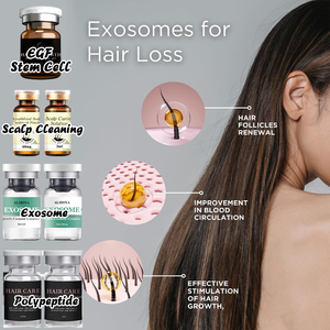 S Kit de rajeunissement topique des cheveux et du cuir chevelu EGF Peptides croissance des cheveux chauve amélioration cellules souches repousse des cheveux cuir chevelu <span class=keywords><strong>tonique</strong></span> nourrissant - Product Image 1
