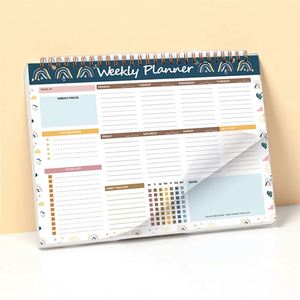 Planificador de Comidas <span class=keywords><strong>con</strong></span> Lista de Compras, Planificador de Menús, Diario de Dieta Saludable, Cuaderno de Seguimiento de Peso, Cubierta de Regalo - Product Image 5