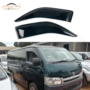 For Toyota Hiace 2007 Weather Shield Rain Guard Door Visor Acrylic Material Sun Shade Car Accessories Window Visor