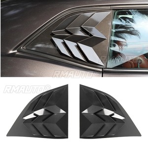 Embellecedor de ventana trasera triangular tipo aleta de tiburón para Dodge Challenger 2010, cubierta embellecedora para ventana de ventilación lateral trasera, accesorios para coche - Product Image 2