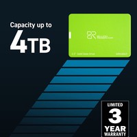 Spedizione di fabbrica portatile portatile 2.5 pollici disco rigido interno SATA 3.0 SSD 128GB 256GB 512GB 1TB 2TB 4TB opzioni nero verde