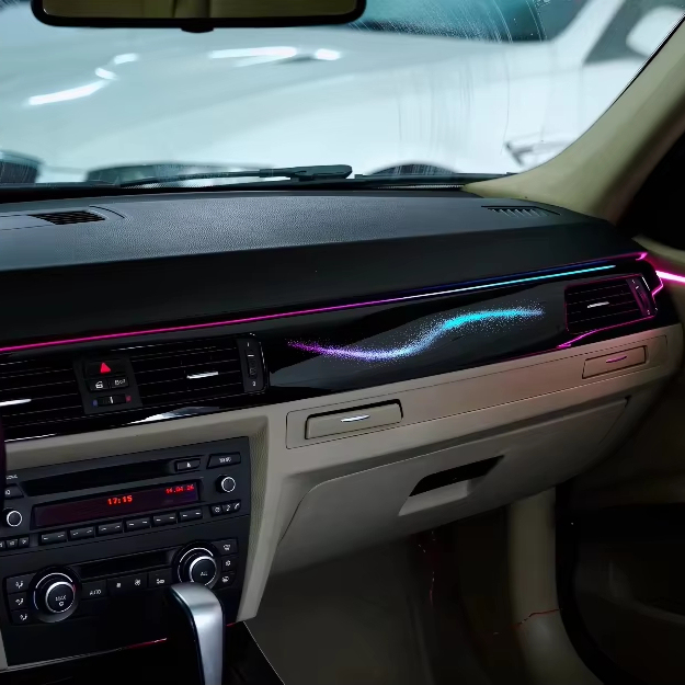 Suitable for BMW 3 Series E90 2005-2012 Upgrade Car Ambient Light Colorful Atmosphere Trims Parts Galaxy Style for BMW E90