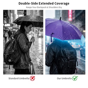 Heavy Duty Large Golf <b>Umbrella</b> <b>Automatic</b> Open Super Big Rain Parasol UV Protection <b>Umbrella</b> for Outdoor Sports - Product Image 4