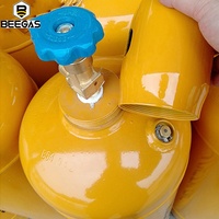 Haute Qualité 40Bar Haute Pureté Sans Soudure Cylindre 99.9% Pureté 40L Gaz Acétylène