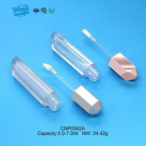 Commercio all'ingrosso trasparente lucidalabbra contenitore vuoto rossetto tubi con tappo a vite sigillo MOQ prezzo - Product Image 5