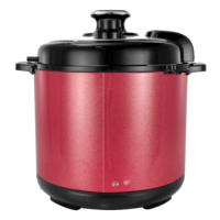 Autocuiseur populaire chaud de couleur rouge 5L 6L autocuiseur électrique multifonctionnel d'acier inoxydable
