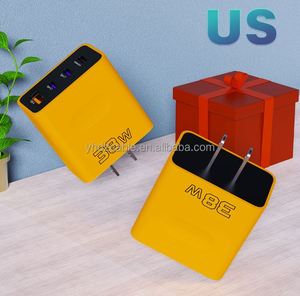 38W High-<b>Power</b> Portable Travel Adapter Android Phone Fast Charging Head 3USB 1PD for Mobile Samsung 2A Output Current - Product Image 5