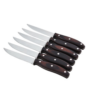 RUITAI <span class=keywords><strong>Amazon</strong></span> venta caliente multiuso pakkawood mango familia 15 piezas <span class=keywords><strong>juego</strong></span> de <span class=keywords><strong>cuchillos</strong></span> de cocina con bloque de madera - Product Image 4