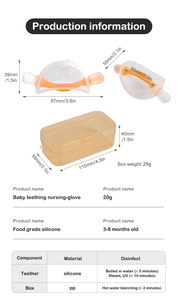 Gants anti-morsure en silicone pour bébé Penguin, nouveau design, jouet <span class=keywords><strong>de</strong></span> <span class=keywords><strong>dentition</strong></span> souple et sûr pour tout-petits, pour la période <span class=keywords><strong>de</strong></span> <span class=keywords><strong>dentition</strong></span>, qualité alimentaire - Product Image 6