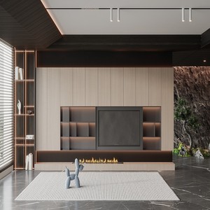 <span class=keywords><strong>Meuble</strong></span> <span class=keywords><strong>TV</strong></span> moderne en chêne sur mesure avec rangement extensible pour salon <span class=keywords><strong>et</strong></span> chambre à coucher - Meubles en bois, verre <span class=keywords><strong>et</strong></span> métal - Product Image 3