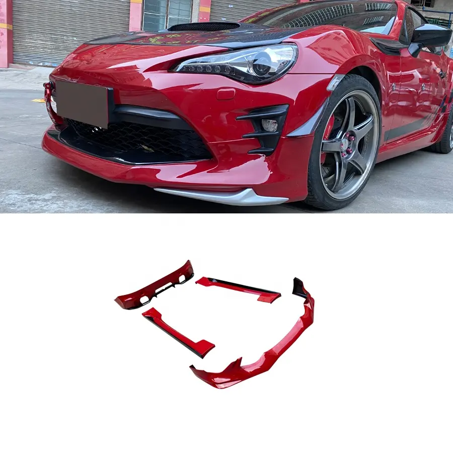 2017-2020 TRD gaya Body Kit Untuk Toyota GT86 FT86 BRZ Bumper depan bibir rok Splitter Bumper belakang Lip Diffuser