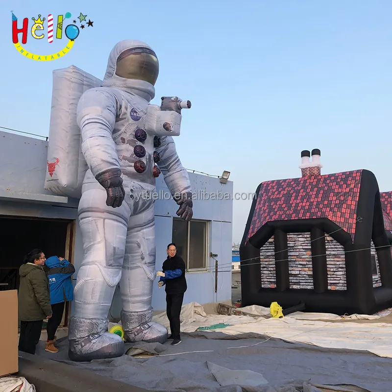 Modèle d'astronaute gonflable publicitaire de dessin animé de l'homme de l'espace pour la décoration