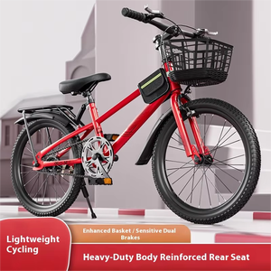 Vélo Étudiant pour Enfants 7-10-17 Ans, VTT 20, 22, 24 Pouces pour Garçons et Filles avec Double Système de Freinage V - Product Image 2