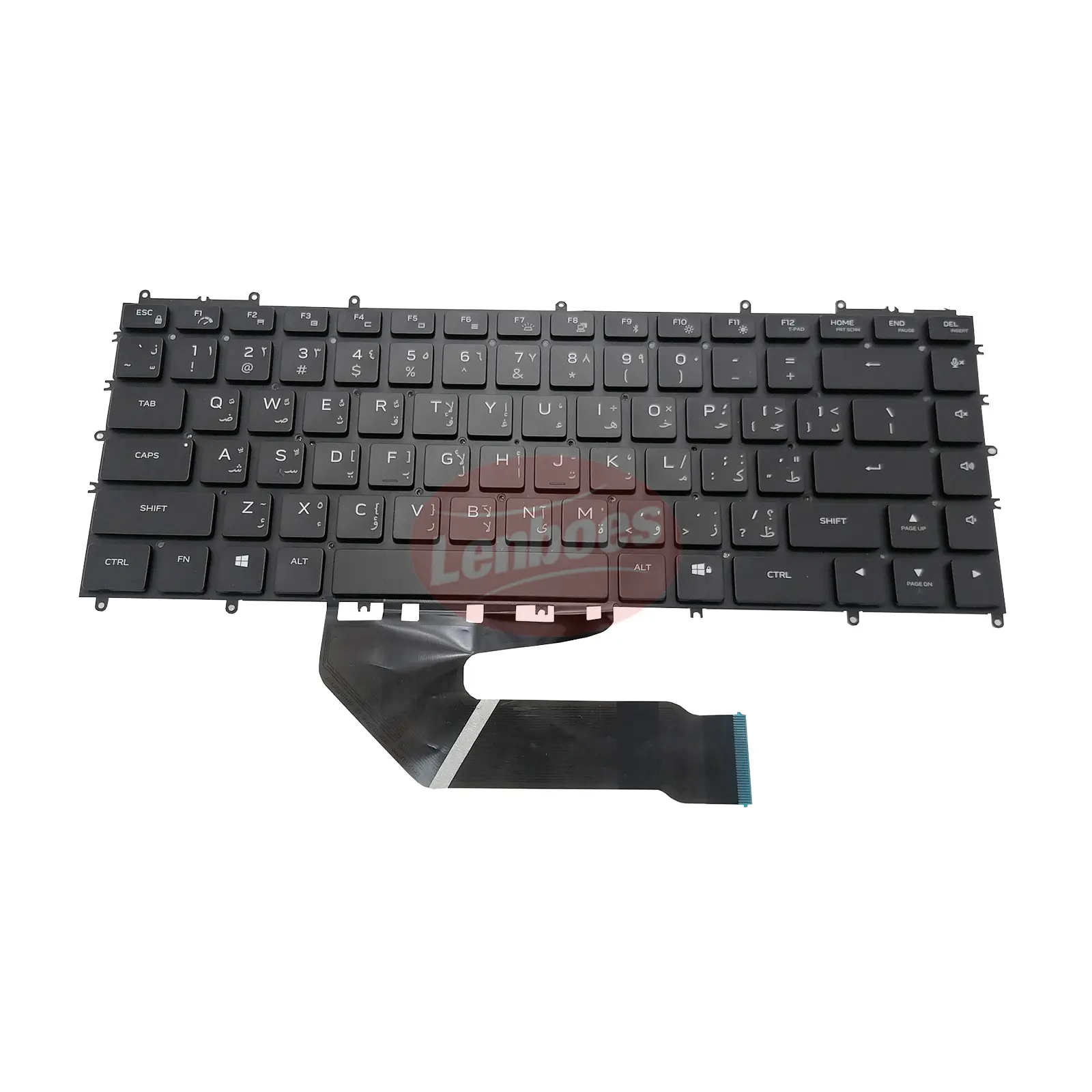 02G6DN Clavier d'ordinateur portable avec rétro-éclairé AR Standard Arabic Language Notebook Clavier interne pour Dell Alienware X15 R1 X15 R2