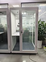 Cabine téléphonique de réunion, insonorisée, acoustique, pour étude, travail, enregistrement, studio, moderne, insonorisée, silencieuse, cabine de travail