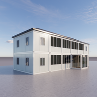 DXH Maison préfabriquée en conteneur plat en acier personnalisé pour appartement, design moderne, respirante, multifonctionnelle, maison de fête