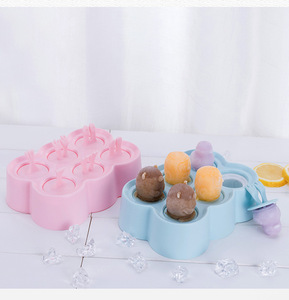 Trung Quốc Tùy Chỉnh 3d Vòng Rõ Ràng Silicone Ice Hockey Khuôn Kim Cương Silicone Ice Cube Tray Với Nắp - Product Image 3