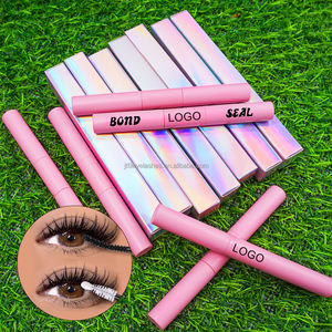 Private Label Wimpernkleber und Versiegelung <span class=keywords><strong>2</strong></span>-in-1 Wasserfest Langhaftend DIY Wimpernverlängerungskleber Qingdao Wimpern Cluster Kleber Lieferanten - Product Image 1