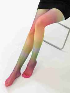 <span class=keywords><strong>Collant</strong></span> da giorno con personalità dei <span class=keywords><strong>collant</strong></span> da festa esplosivi calzini arcobaleno sottili da donna a strisce sfumate primavera e autunno <span class=keywords><strong>collant</strong></span> - Product Image 2