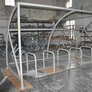 Bonne conception Rue simple Publicité intelligente Urbain <span class=keywords><strong>Métal</strong></span> Jardin <span class=keywords><strong>Vélo</strong></span> Parking Stockage extérieur <span class=keywords><strong>Abri</strong></span> - Product Image 6