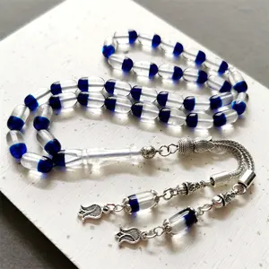 High quality resin rosary 6.5*12mm metal Tassel 33 beads New Tesbih islamic prayer beads misbaha muslim sibha Ramadan gifts