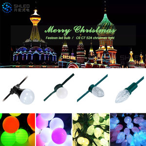 ไฟ LED พิกเซล Ws2811/ws2812 C7 C9 สำหรับตกแต่งต้นคริสต์มาส ไฟ LED สำหรับเทศกาล - Product Image 5