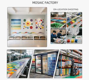 Glue Down Square Tiny Mosaic Tile Hobbies Children Handmade Crystal Craft for Bathroom Kitchen Home Decoration DIY Art Project - Product Image 2