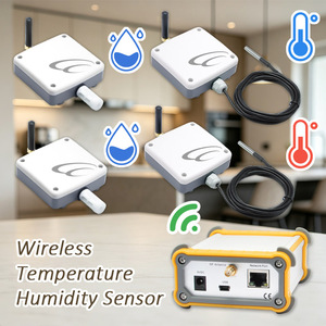 Sensor de Temperatura y Humedad Inalámbrico Digital RF de Plástico Impermeable G7 IP65 para Cuarto Frío, 4 Unidades - Product Image 1