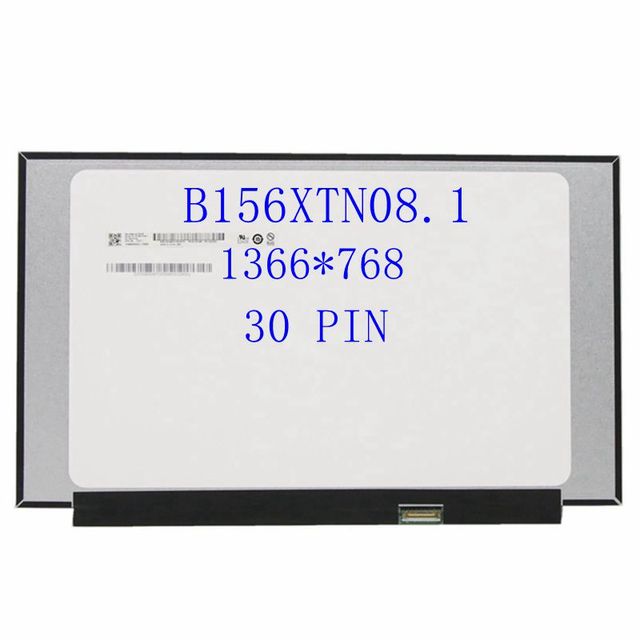 B156XTN08.1 Laptop Display 15.6" LCD 40 Pins HD 1366X768 Screen Matrix