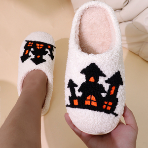 Wholesale New Materials TPR Sole Women's Summer for Slippers Halloween Plush Personalized Design Lower Price - Product Image 3