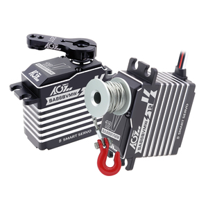 AGFRC SA86BVMW - Cabrestante Inteligente de 66 kg de Alto Torque, 12V 3S, Engranaje de Acero, Impermeable, 360° Digital, Programable, Sin Escobillas, Piezas para Coches RC - Product Image 1