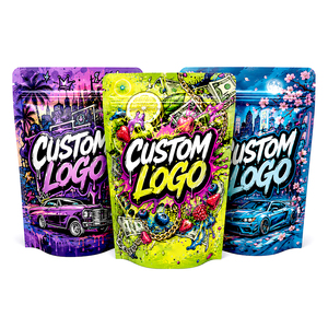 Sacs en Mylar en gros imprimés sur mesure 1g 3.5g 7g 14g, sachets refermables anti-odeur pour emballage de bonbons et <span class=keywords><strong>biscuits</strong></span> - Product Image 1