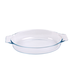 <span class=keywords><strong>Bandeja</strong></span> de vidrio para hornear con asa Oval para hornear de vidrio de borosilicato alto - Product Image 6
