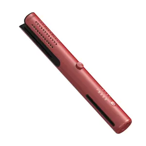 جهاز فرد الشعر وتمجعد الشعر مكواة لاسلكية USB بدون سلك جودة عالية من المصنع لاسلكي محمول صغير 2 في 1