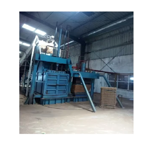 Prensa de balas de coco completamente automática de alta calidad Máquina de Prensado hidráulico Premium con mayor capacidad Empaquetada de madera - Product Image 2