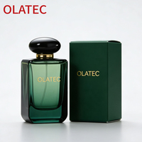 Fabricante de Botellas de Vidrio Recargables de Lujo para Perfume en Aerosol, 30ml/50/100, Diseño de Molde Personalizable, Empaque Premium