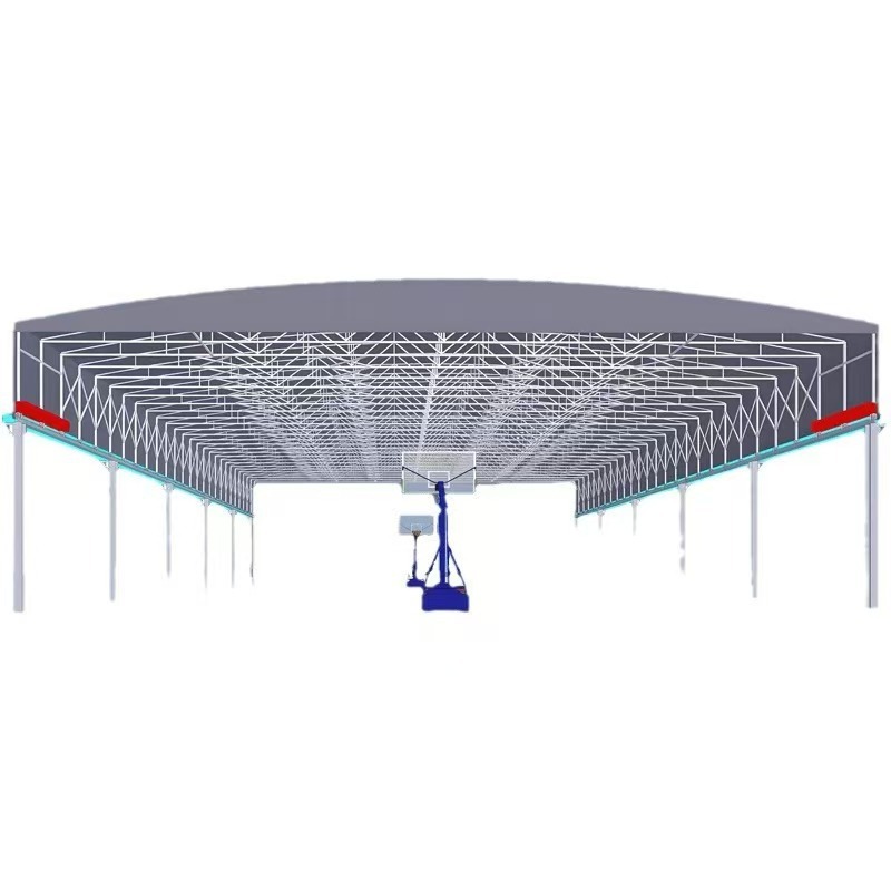 Large Electric Steel Movable Retractable Canopy